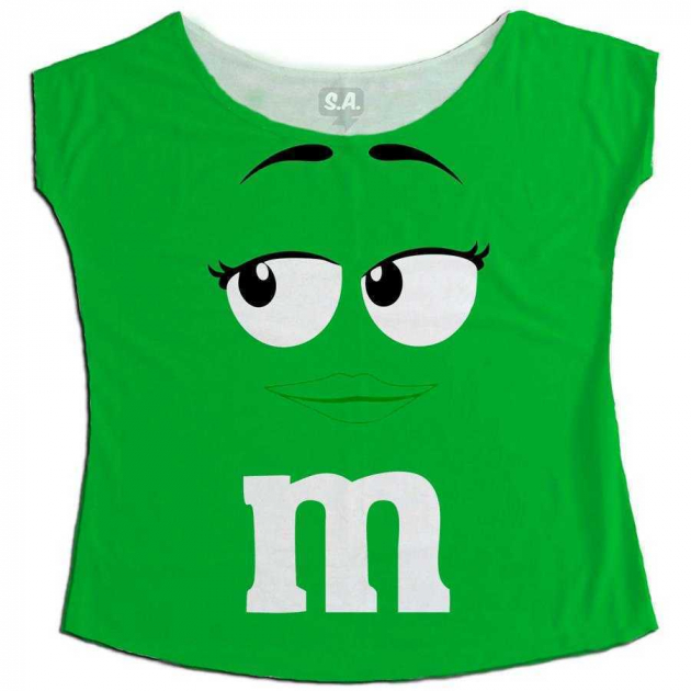 T Shirt Adulta  - M&M Verde