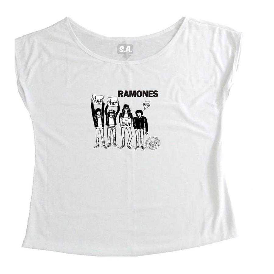 T-shirt 2025 ramones feminina