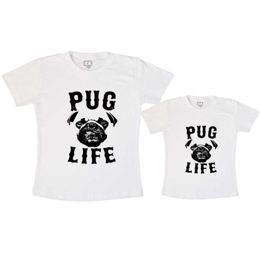 camiseta pug life