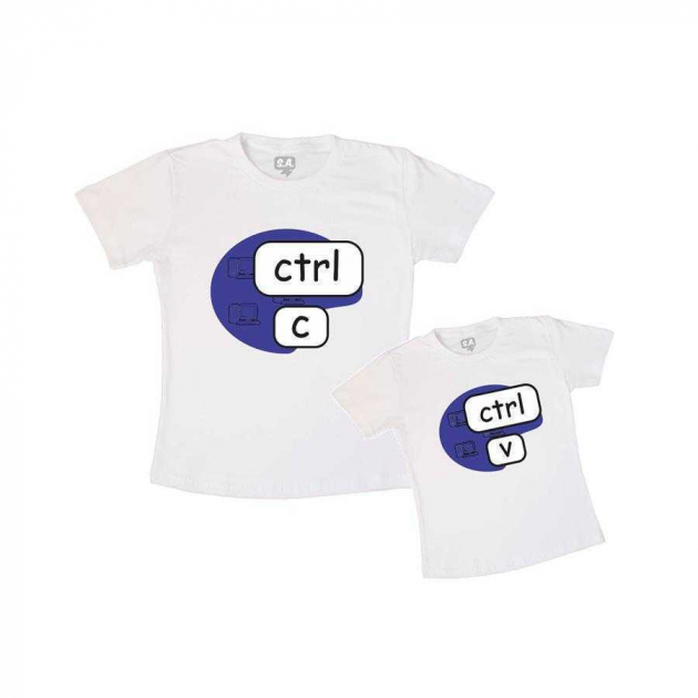 Tal Pai, Tal Filho Camiseta Ctrl C, Ctrl V