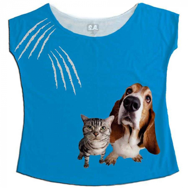 TShirt Adulta - Dog and Cat