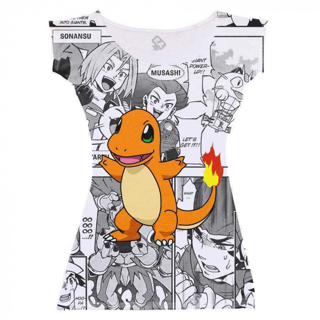 Vestido Adulto Charmander