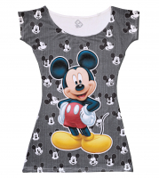 Vestido Adulto Estampado Mickey 