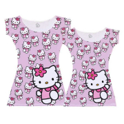 Vestidos Tal Mãe Tal Filha Hello Kitty